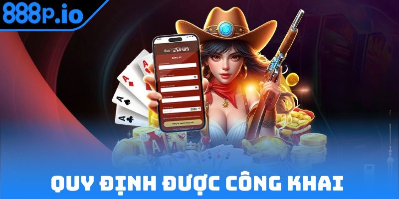 Quy định được công khai trên web của nền tảng